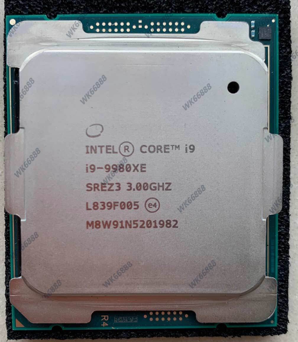 Intel Core i9-9980XE 18-Core 36 Thread SREZ3 3.0GHz LGA-2066 X299 CPU processor