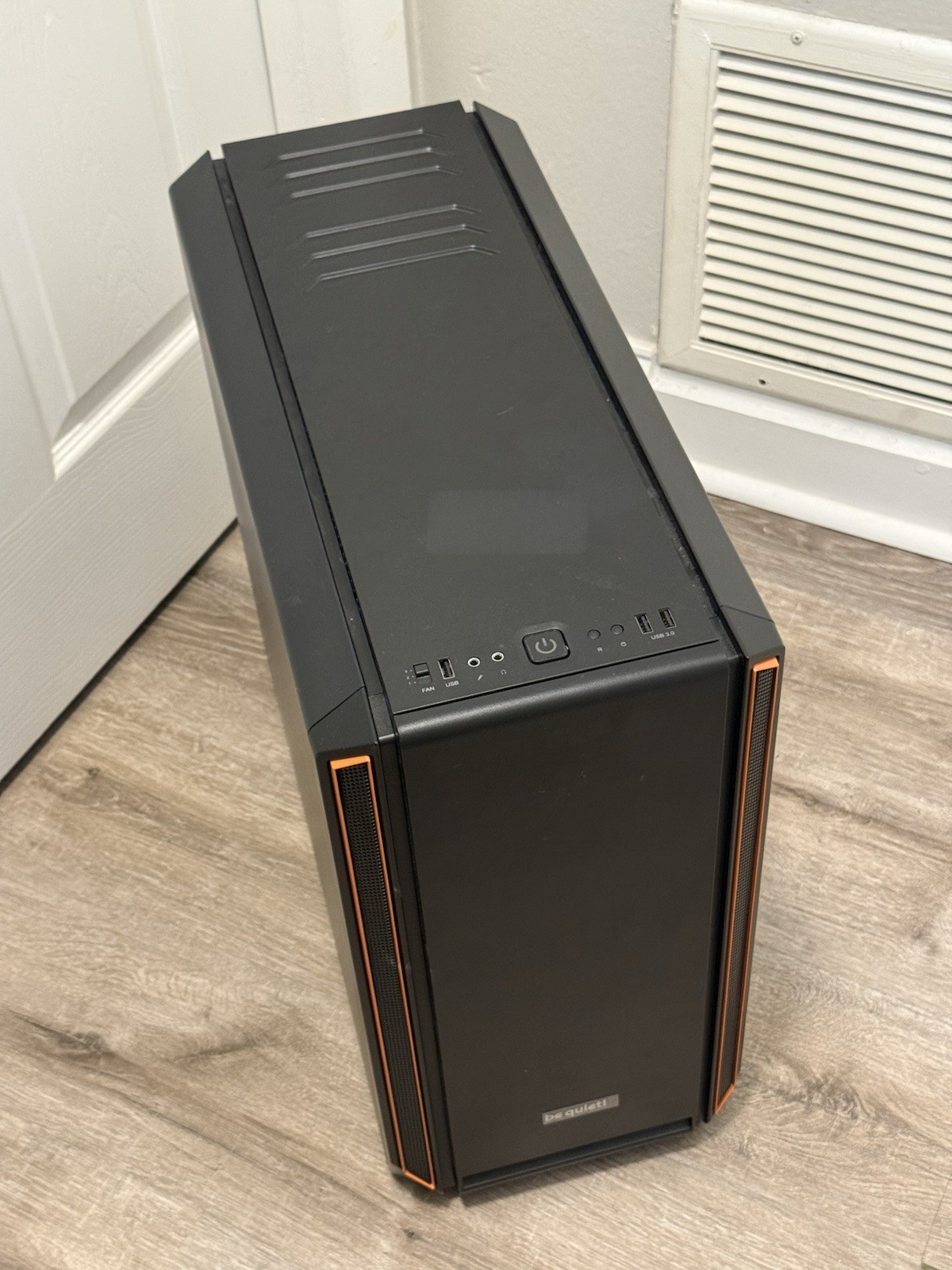be quiet Silent Base 601 Orange ATX Mid-Tower Case w/ 2x140mm Fans