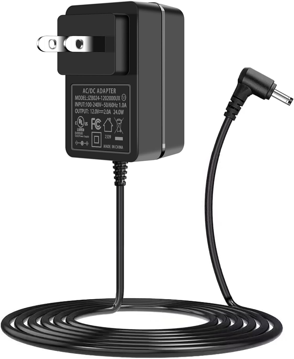 12V 2A Power Supply Replacement for Gateway Laptop Charger GWTC116-2BL black 