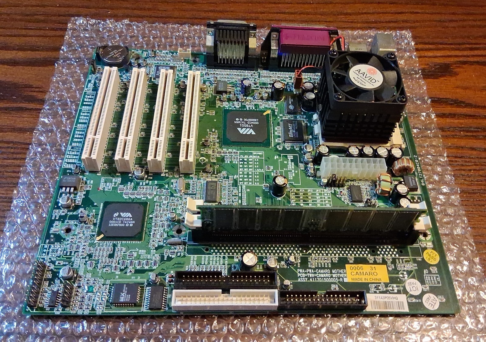 Compaq Camaro Super Socket 7 Motherboard + AMD 533 & 256mb See Pics/Description