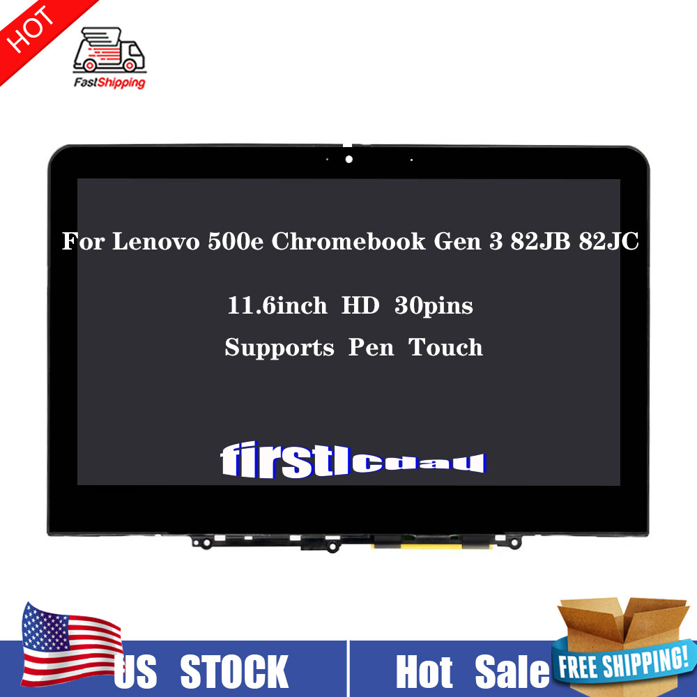 For Lenovo 500e Chromebook Gen 3 Lcd Display Touch Screen w/ Bezel 5D11C95886