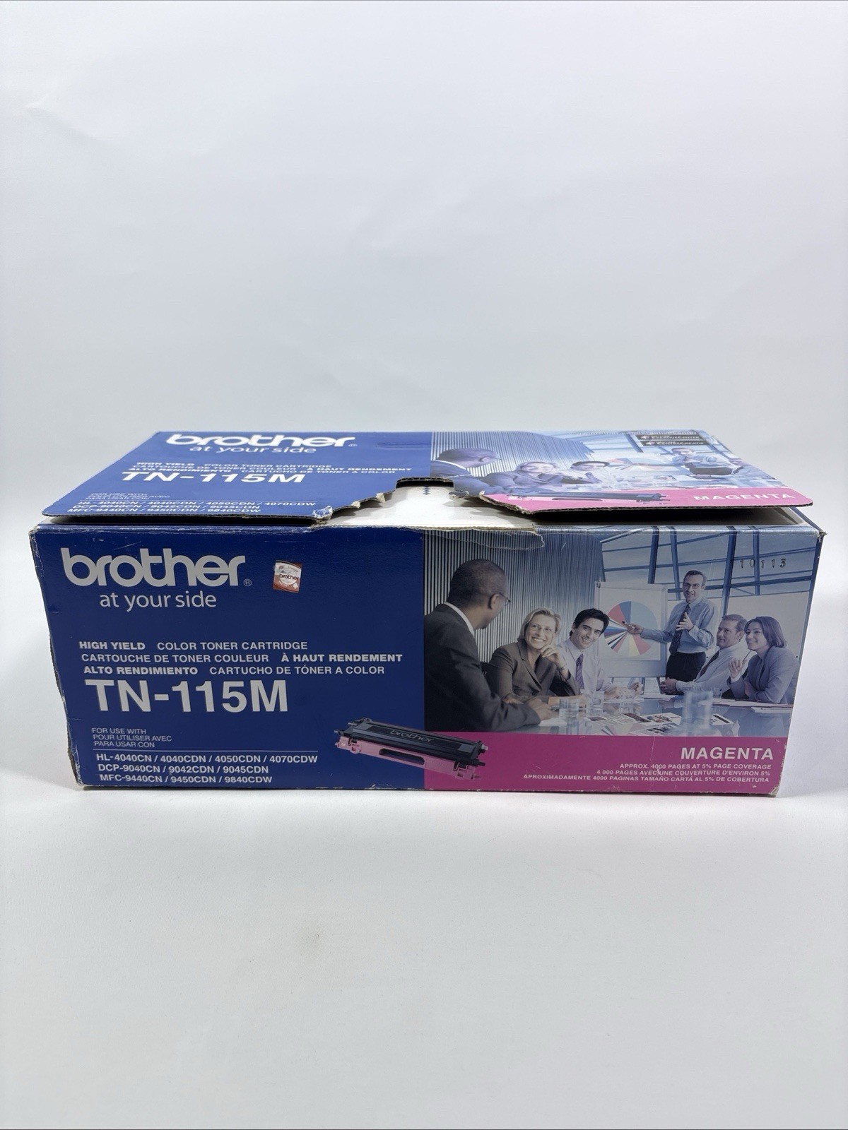 Genuine Brother High Yield Magenta Color Toner Cartridges TN-115M