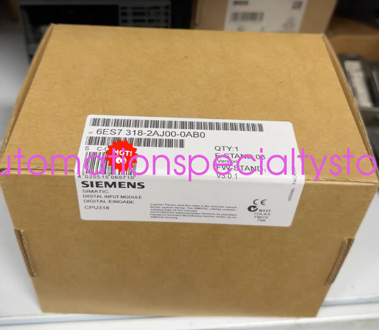 1PCS SIEMENS  6ES7 318-2AJ00-0AB0 New PLC Module shipping Via DHL/ Fedex