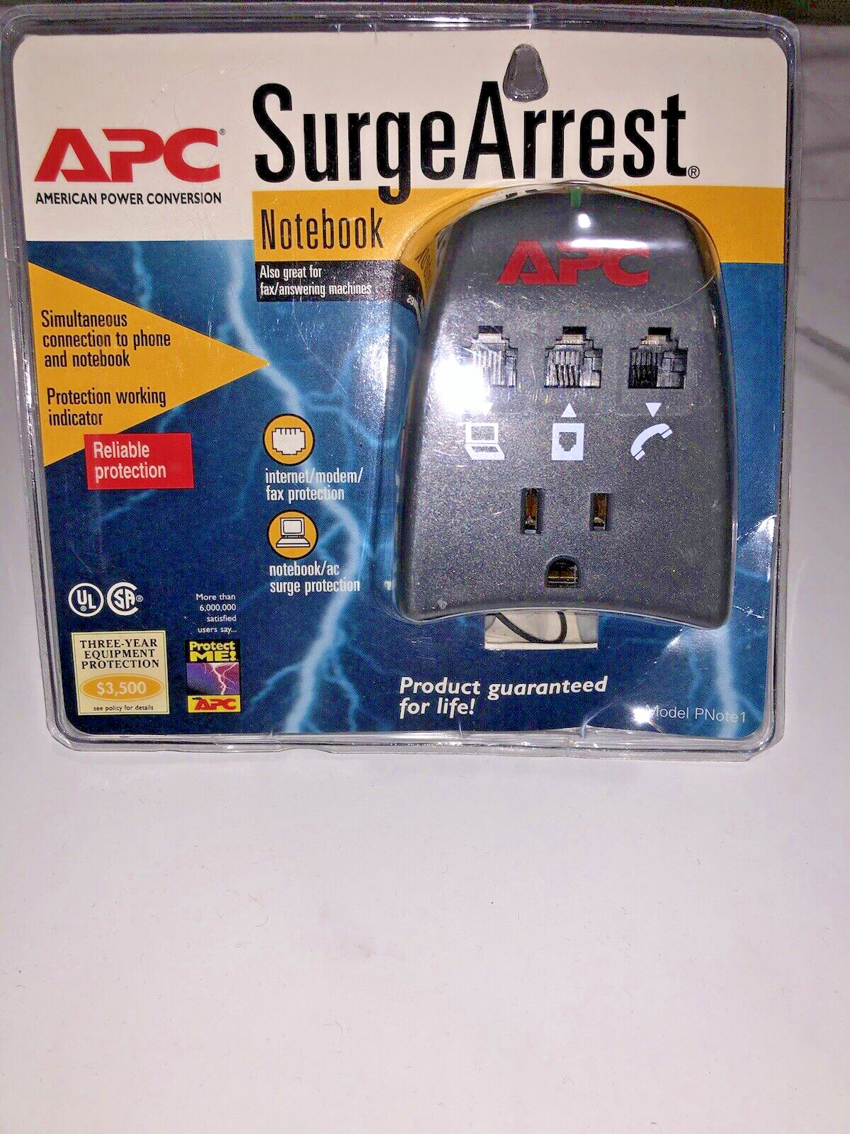 APC Notebook Surge Arrest Protector 