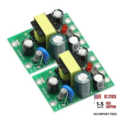 2PCS AC-DC Isolated Switching Power Supply Module Board AC-DC Converter Module