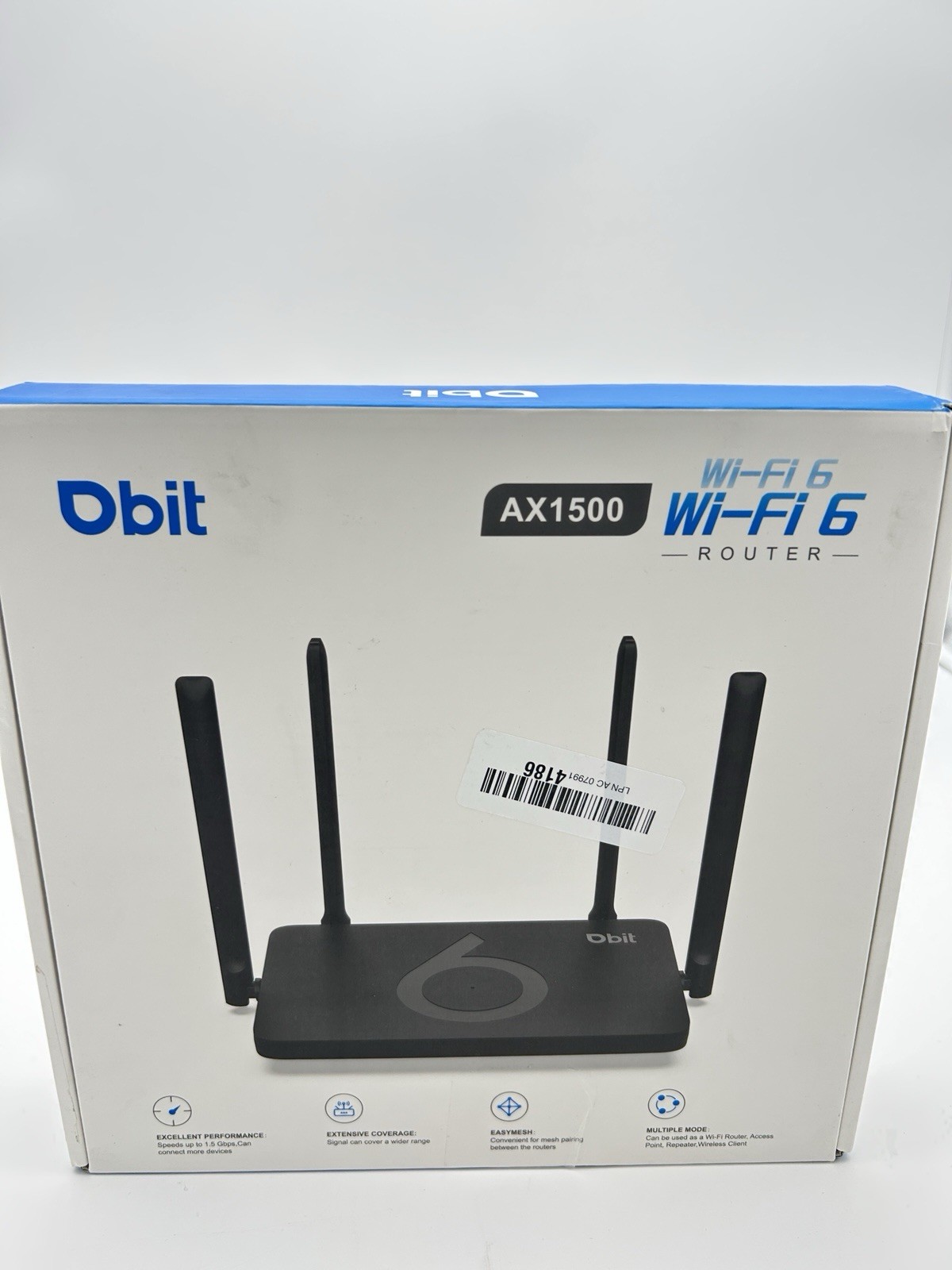 Wireless Internet Dual Band Router Speed Up to 1.5 Gbps AX1500 WiFi 6