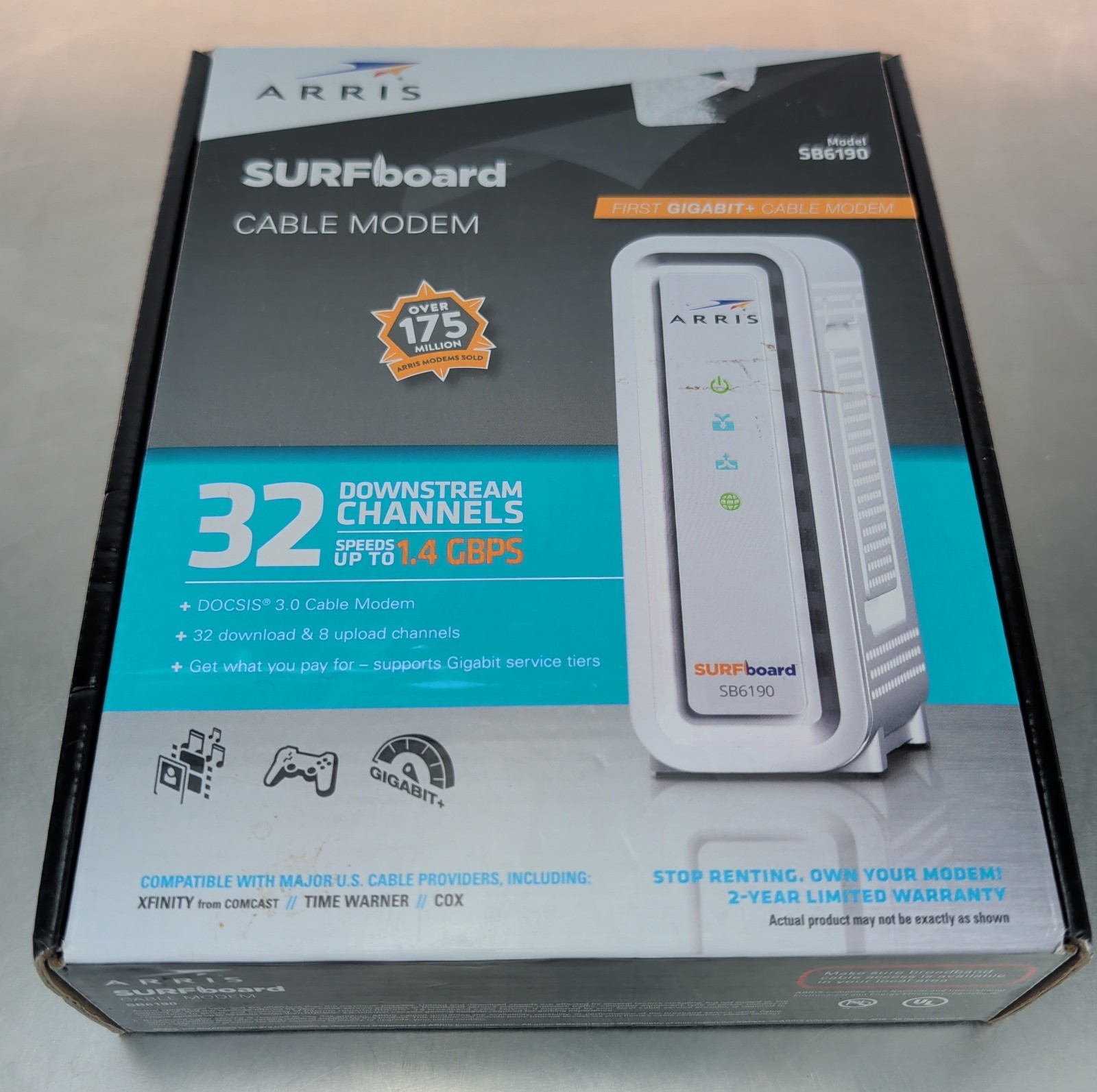 ARRIS SURFboard DOCSIS 3.0 Cable Modem - SB6190
