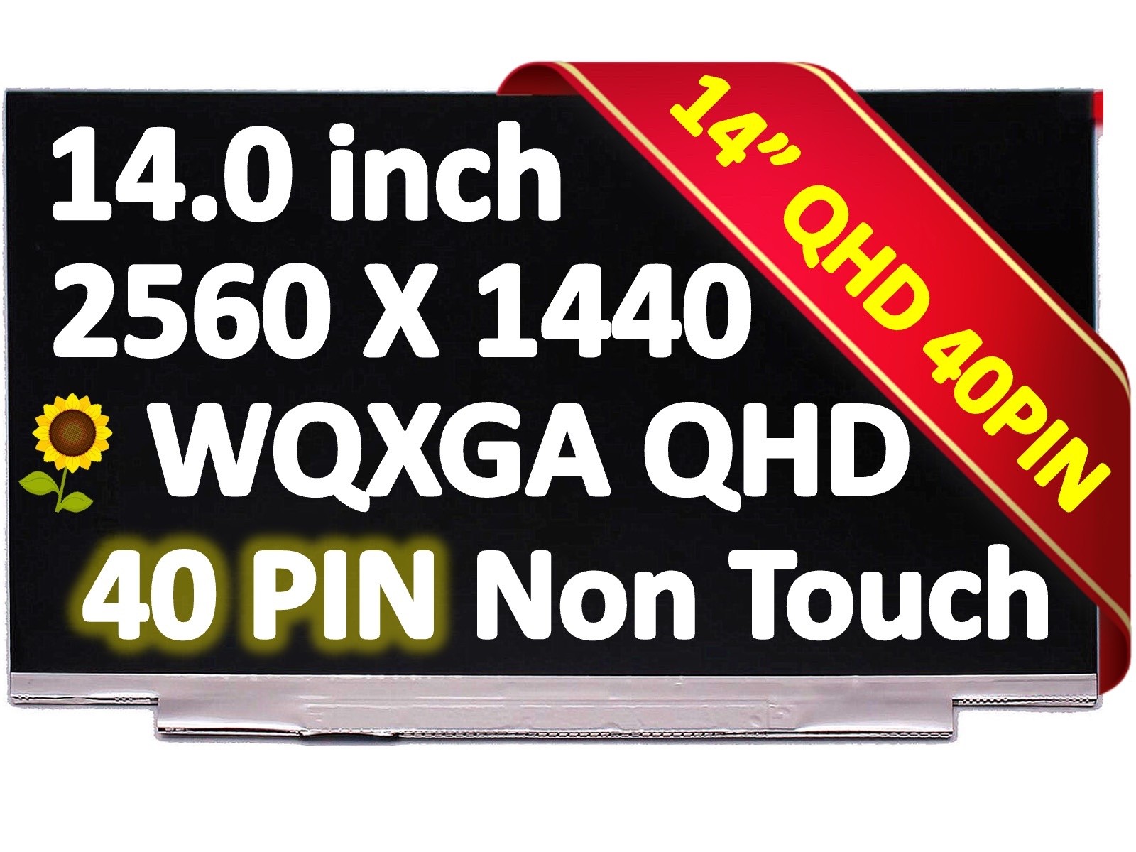LP140QH2 SPD1 LP140QH2 (SP)(D1) 14" WQHD LED LCD Screen Replacement Display
