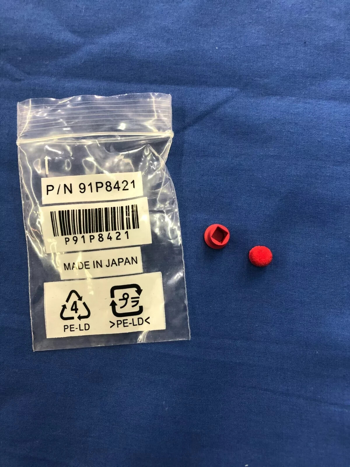 Genuine IBM ThinkPad Trackpoint Tip Cap Pack 91P8421 NEW OLD STOCK -SEALED - OEM