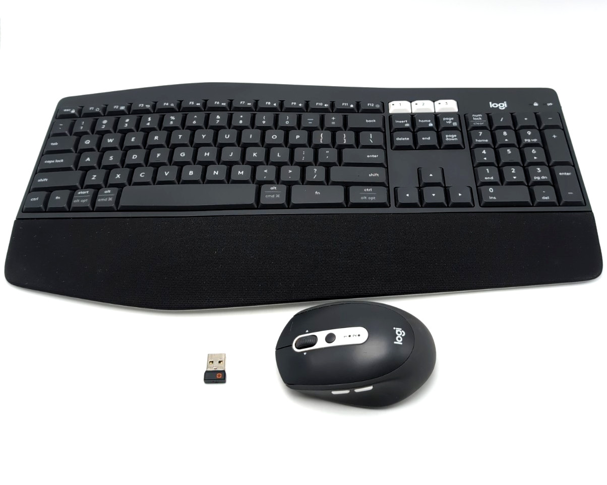 Logitech MK850 Performance Wireless Keyboard Mouse Combo Black Excellent K850