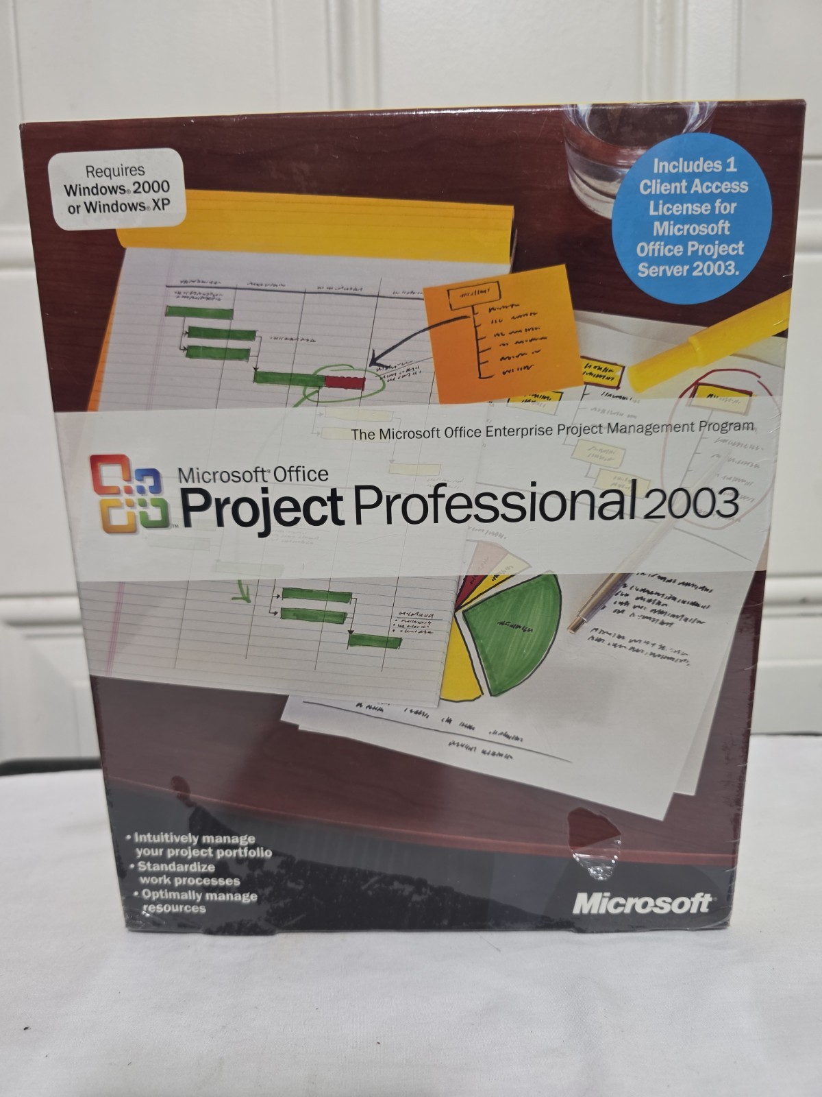 Microsoft Office Project Professional 2003 SKU H30-00979 SEALED NEW
