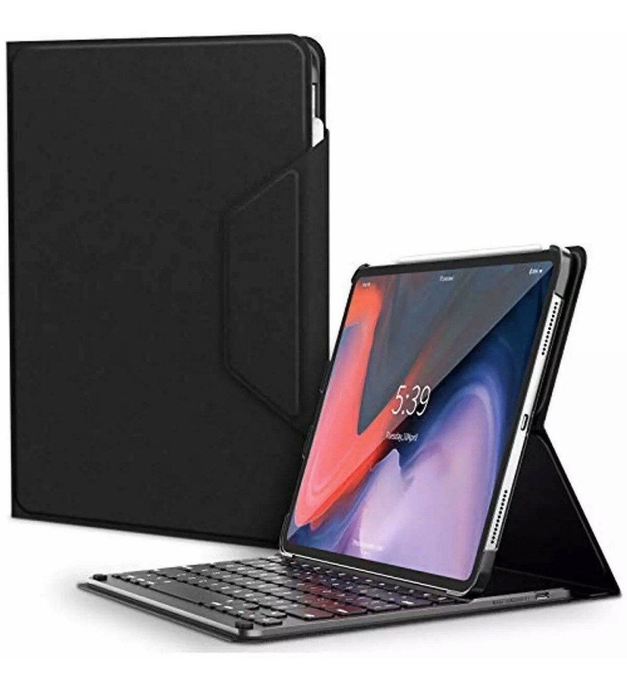 INFILAND iPad Pro 11” Bluetooth Keyboard Case Multi-Angle Ultra-Thin MAGNETIC