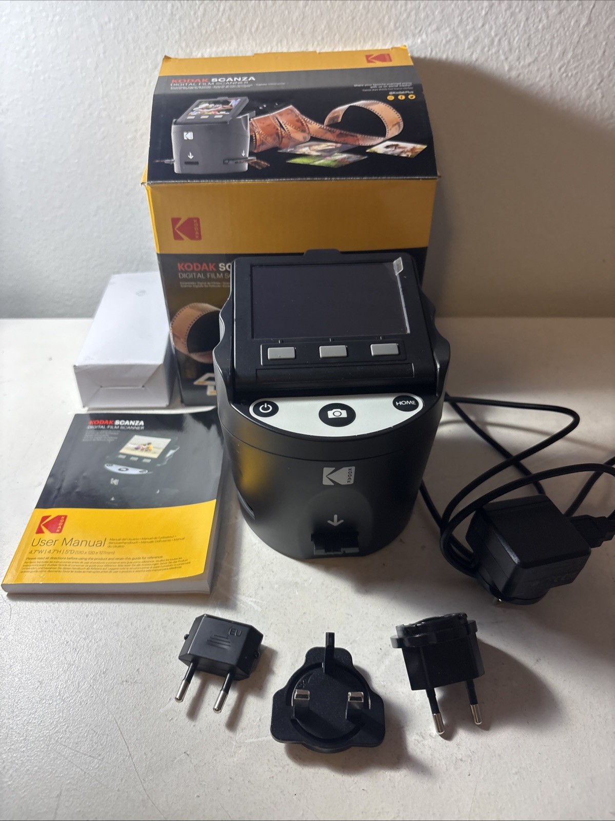 Kodak Scanza Digital Film Slide Scanner RODFS35 22MP Converts 35mm 8mm Open Box