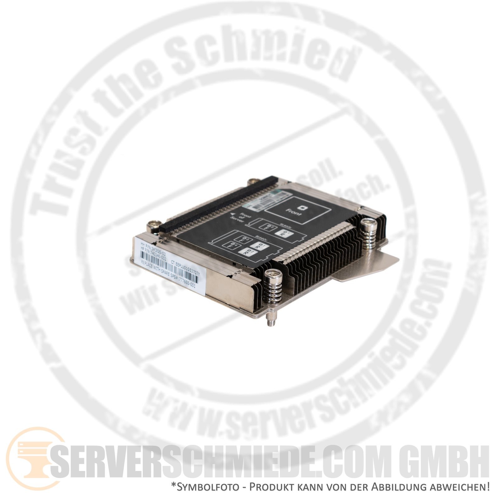 HP CPU 2 High Performance Heatsink CPU Cooler 120W to 145W BL460c Gen9 740346-0