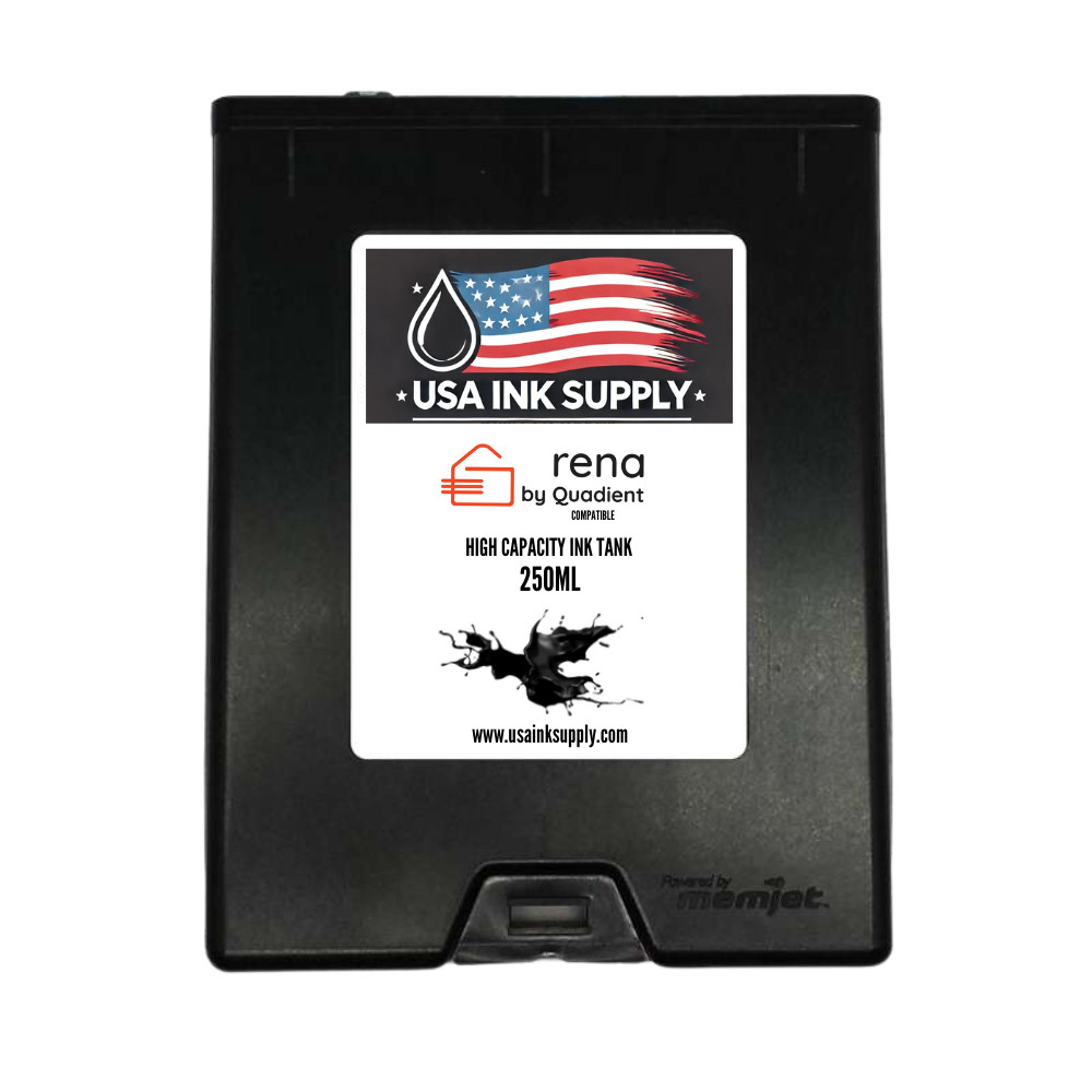 Rena by Quadient Compatible Black (K1) High Capacity MemJet Ink Tank (250ml)