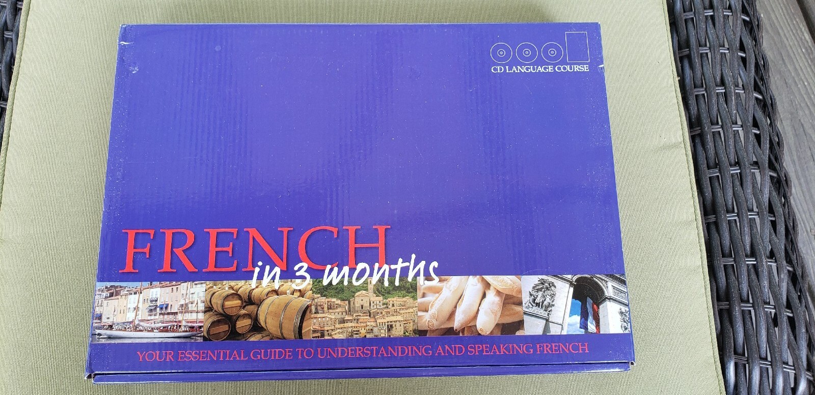 FRENCH in 3 Months CD Language Course 4Cd Course With Instructional Guide Excell