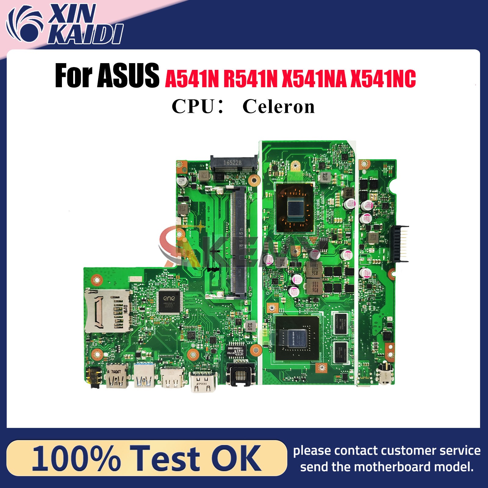 X541NC Laptop Motherboard For ASUS X541N R541N F541N X541NA Mainboard W/ CPU