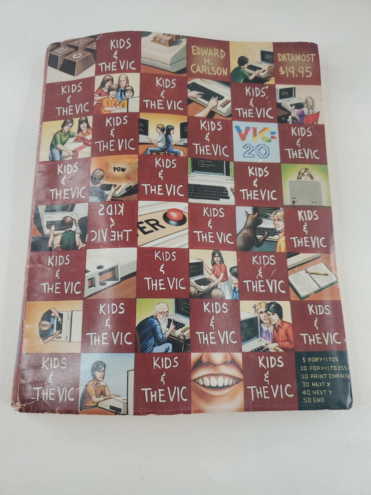 KIDS & THE VIC EDWARD CARLSON 1983 PROGRAMMING MADE FUN RARE VIC-20 BOOK 
