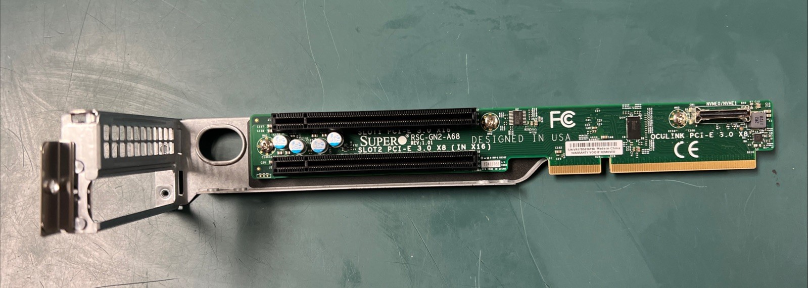 Supermicro Riser Card P/N: RSC-GN2-A68