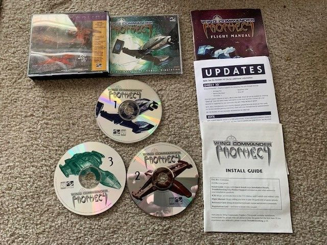 Wing Commander Prophecy (PC, 1997) Mint Game with pictured inserts 