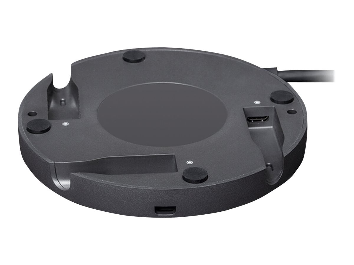 Logitech Rally Mic Pod Hub, USB Microphone Accessory with RightSound Technology,