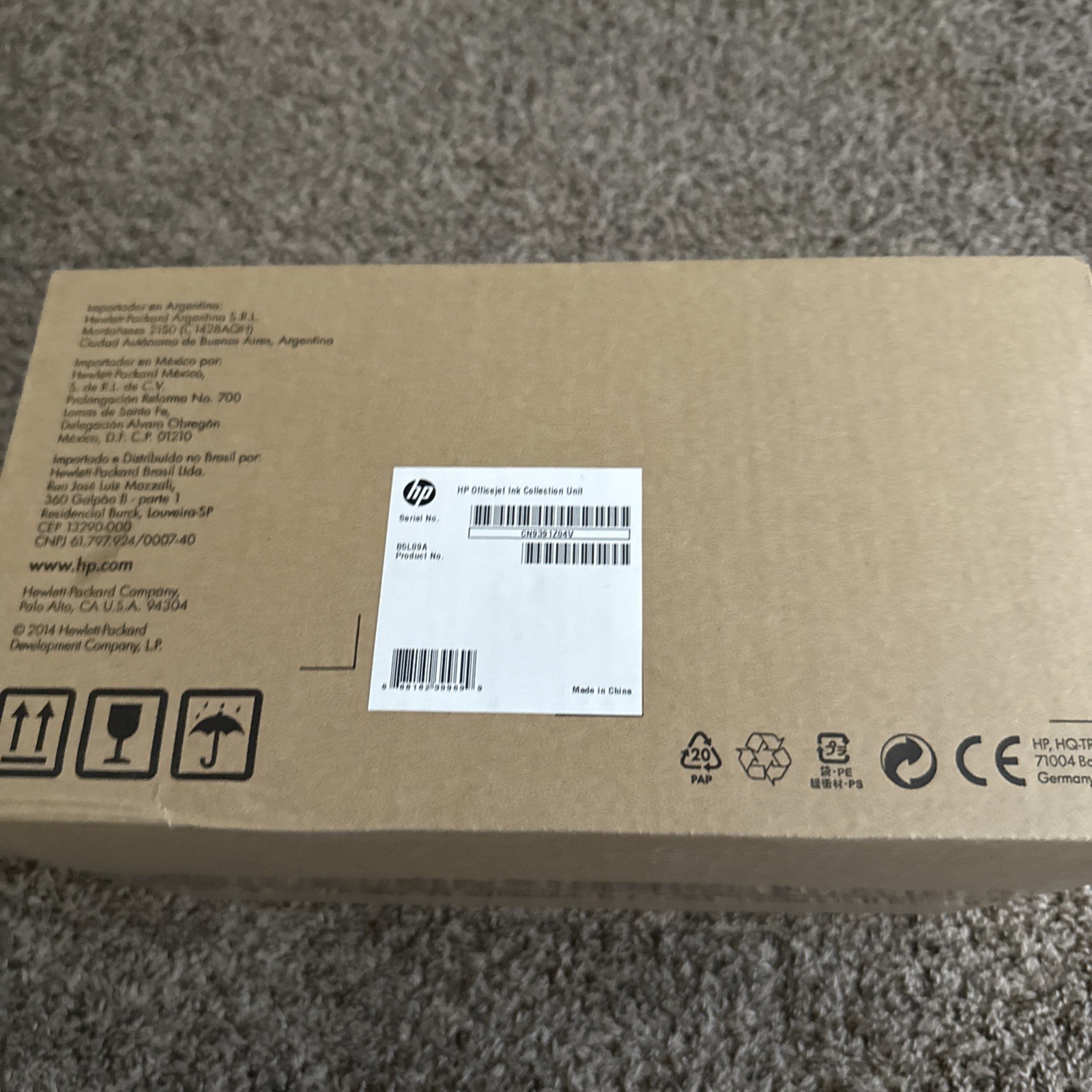 HP Officejet Enterprise Ink Collection Unit | B5L09A - NEW SEALED BOX