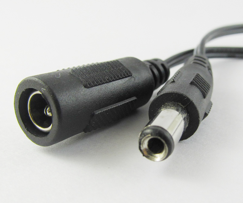 100pcs DC Power Convert Cable 5.5x2.1mm DC Power Female to 5.5x2.5mm Male 17cm