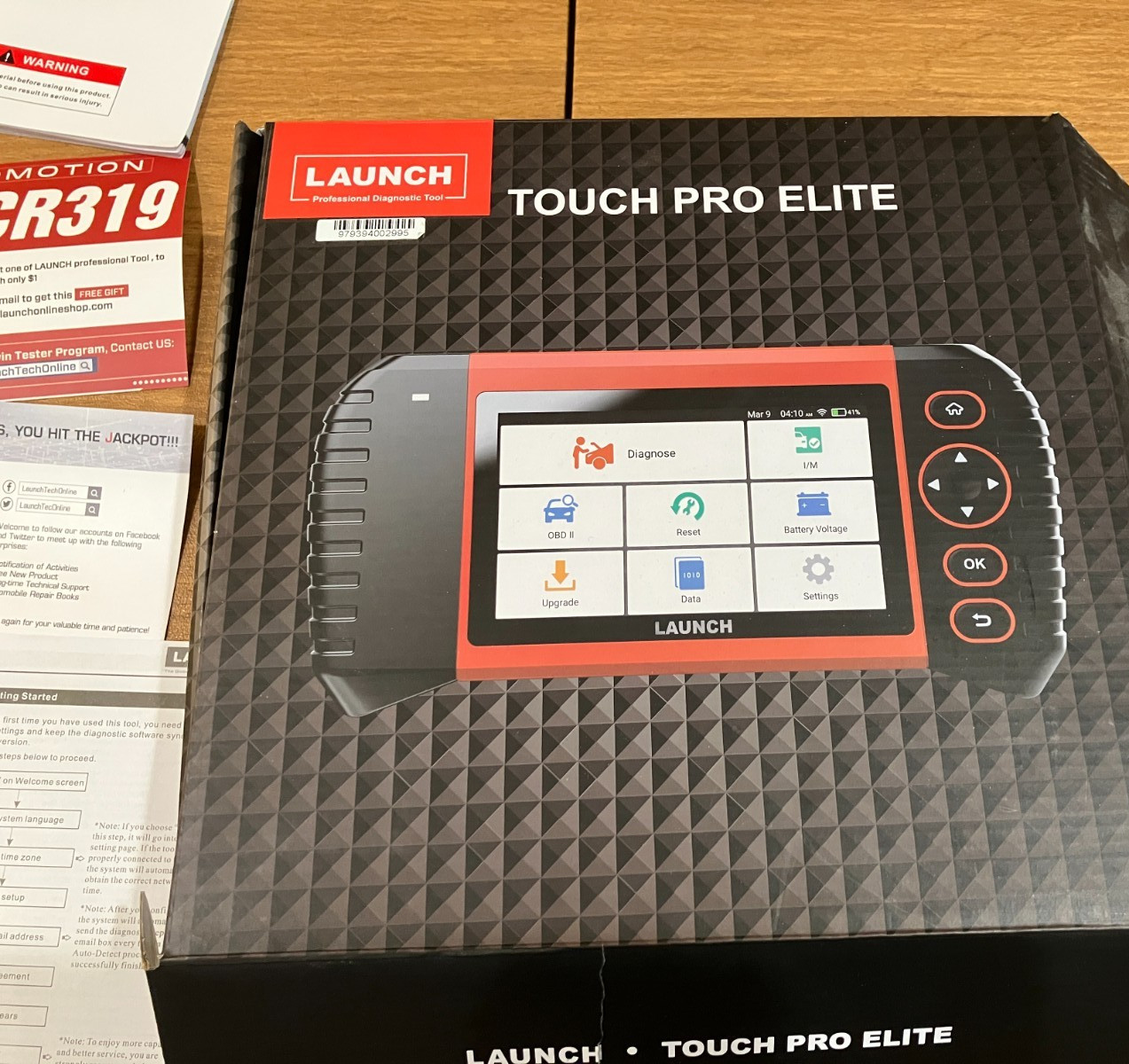 LAUNCH Touch Pro Elite Car All System Diagnostic OBD2 Scanner OPEN BOX