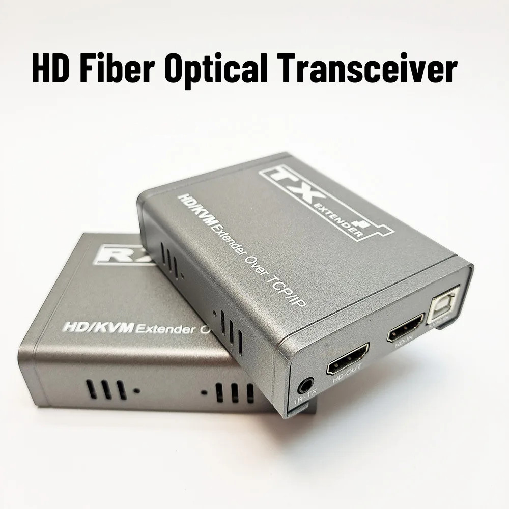 Fiber Extender Fiber Optic SC HDMI-Compatible to Fiber Optic Video Transmitter