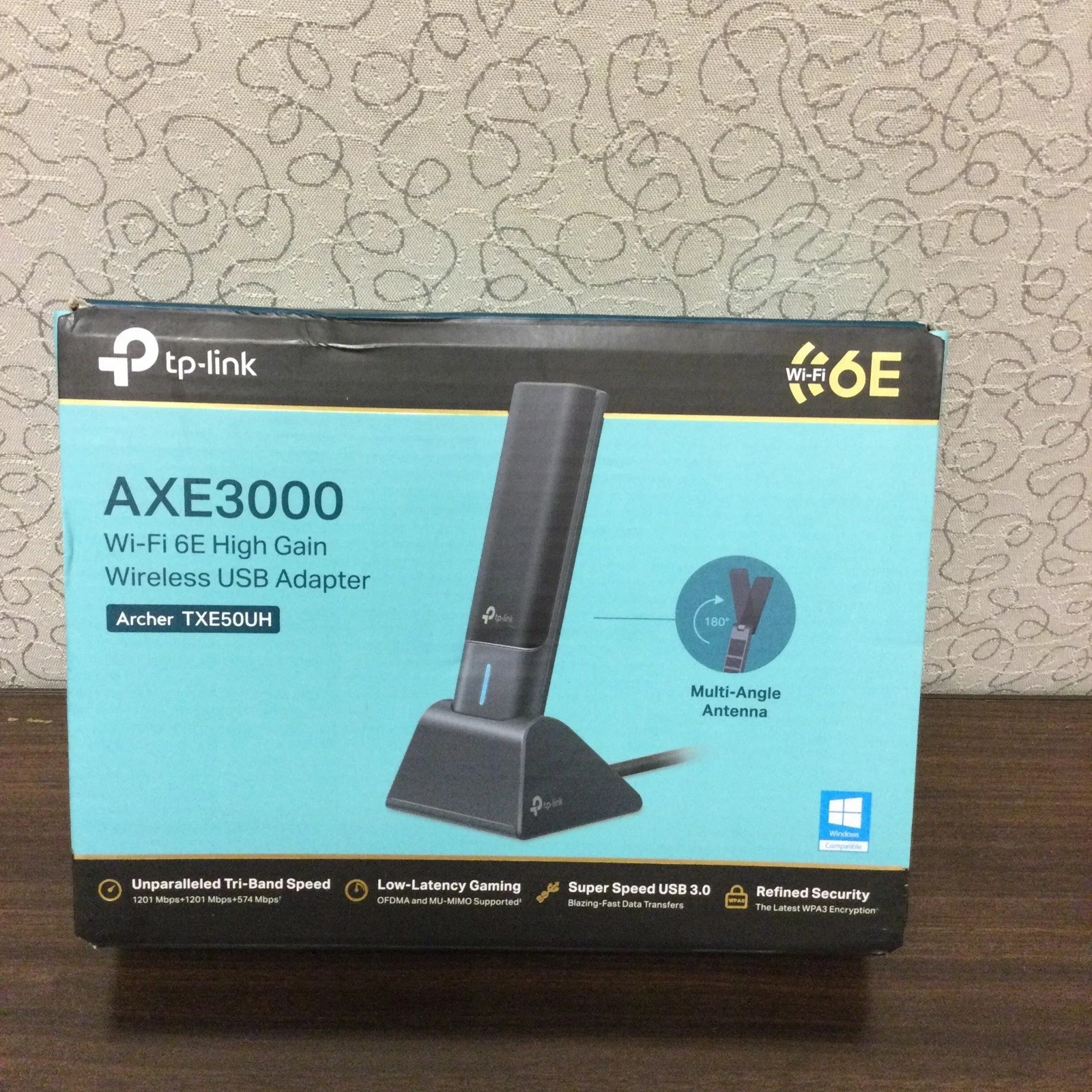 TP-Link WiFi 6E USB Adapter for Desktop PC (Archer TXE50UH) AXE3000