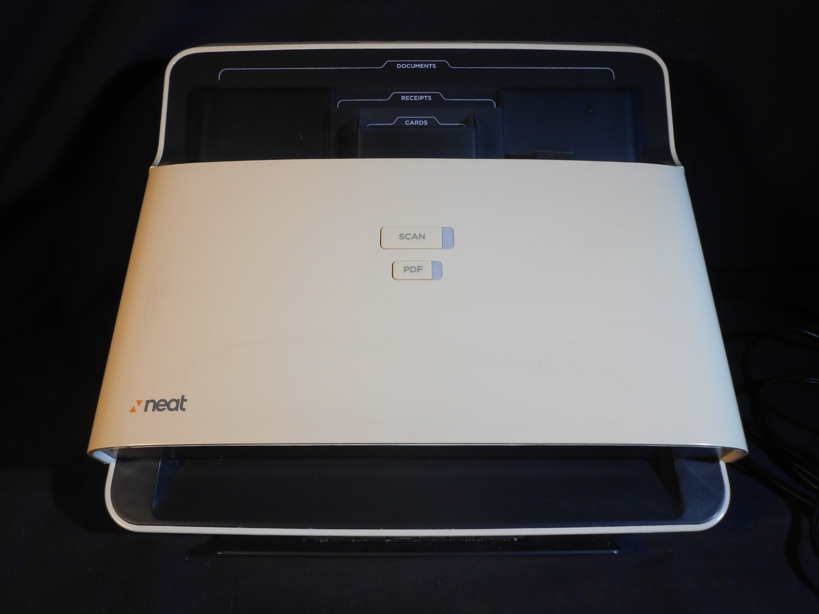 Neat Desk Desktop Scanner & Digital Filing System ND-1000 W/ CORDS and mac disk