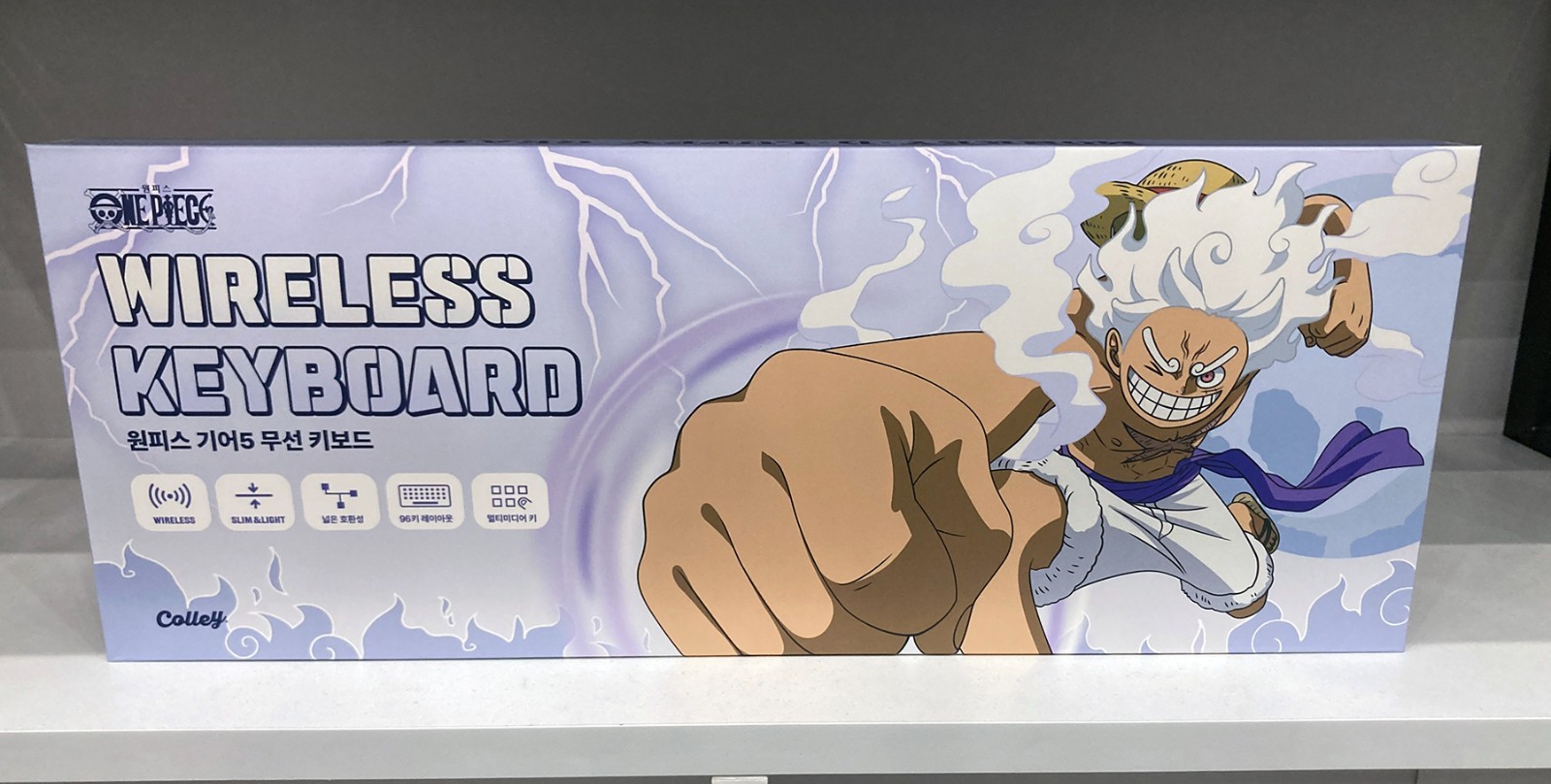 ONE PIECE EMOTION Korea Gear 5 Luffy Wireless Keyboard 25th Anniversary