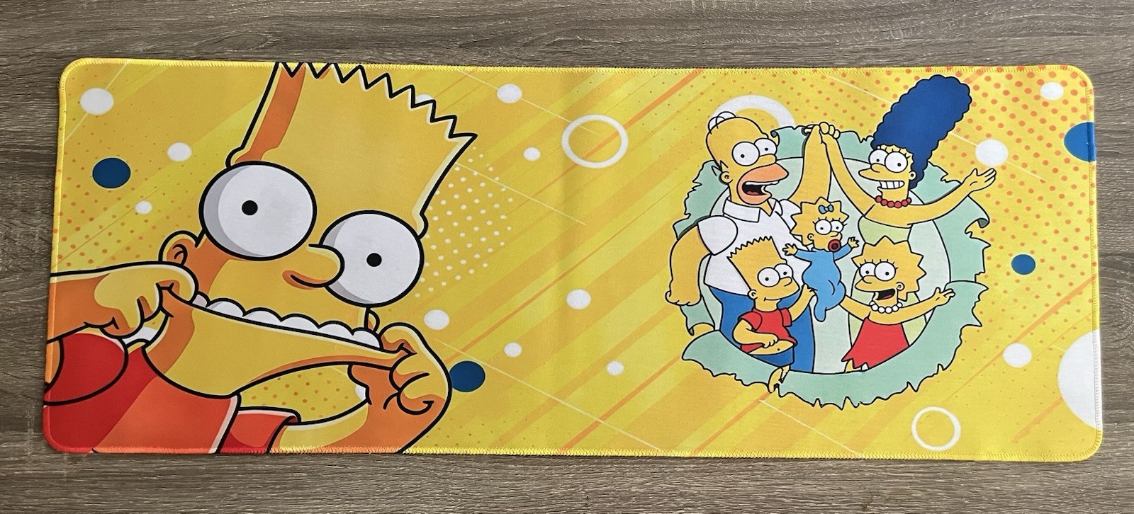 Yellow Simpsons 30x11 Inches Computer desk Mat 