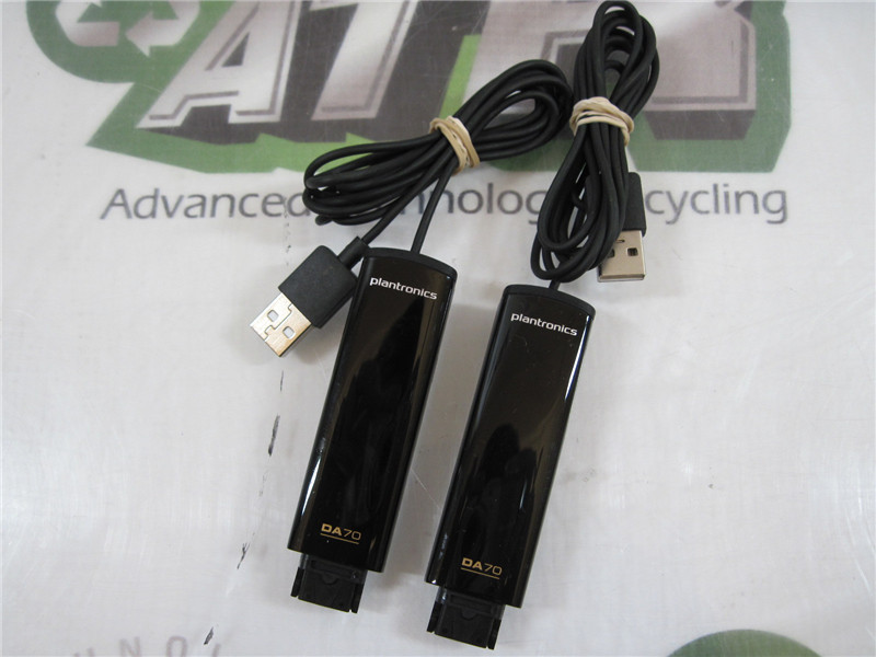 Lot of 2 Plantronics DA70 USB Audio Processor