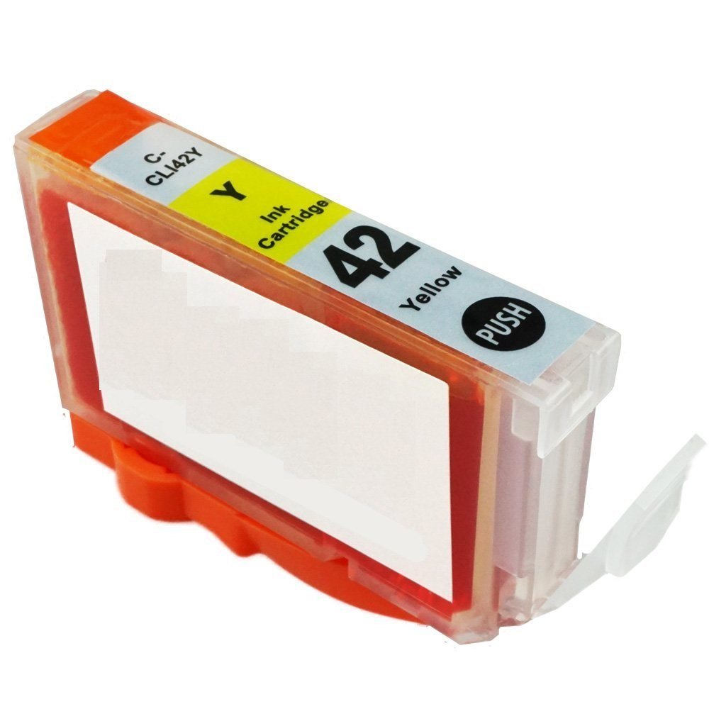 2x PACK CLI42 Yellow Ink Cartridge Tank for Canon PIXMA PRO-100 Printers