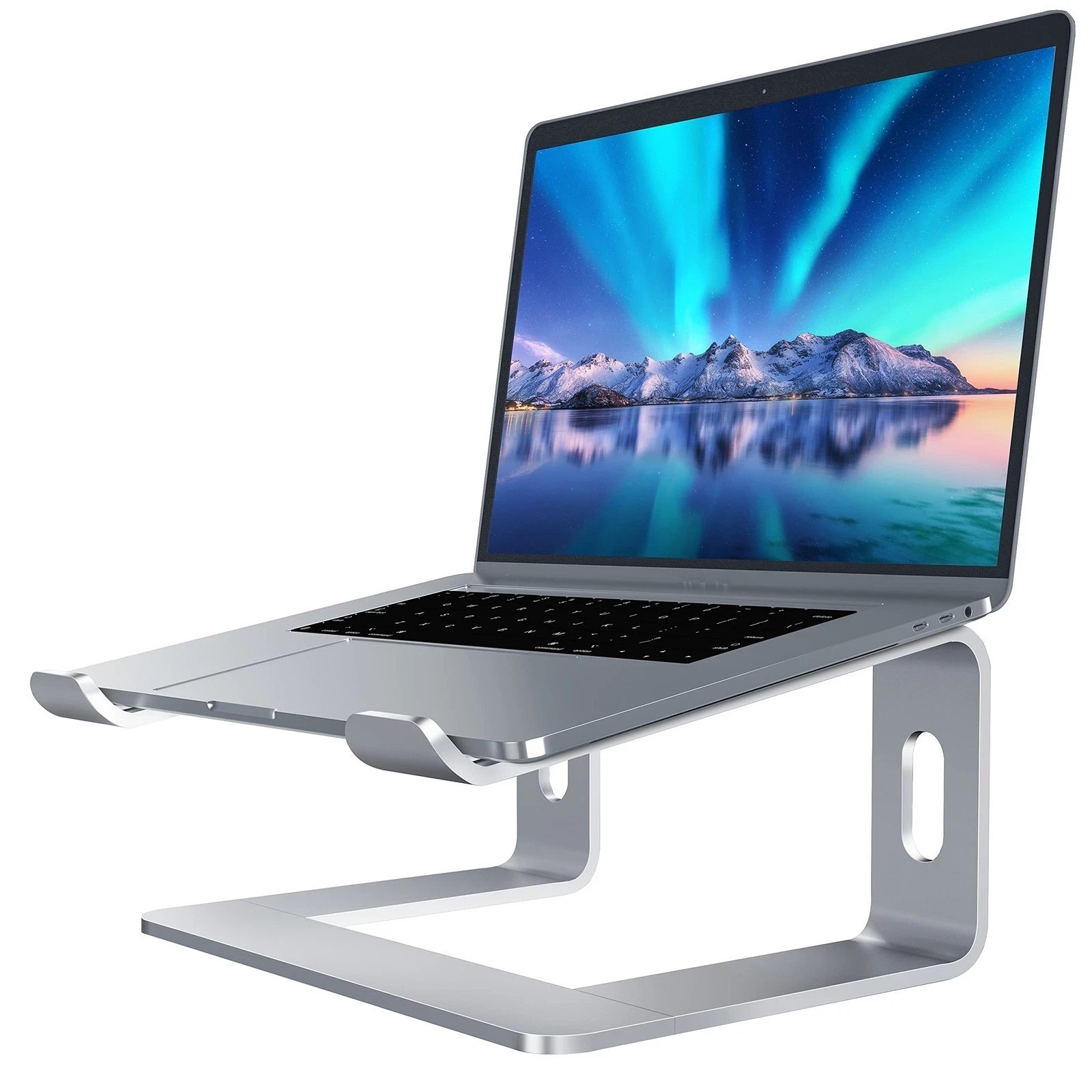 SOUNDANCE Laptop Stand, Aluminum Computer Riser, Ergonomic Laptops