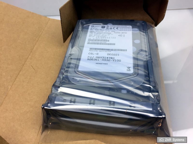 147GB Fujitsu MAX3147RC 3.5 inch SAS 15K RPM HDD Server Hard Drive, Bulk, MINT