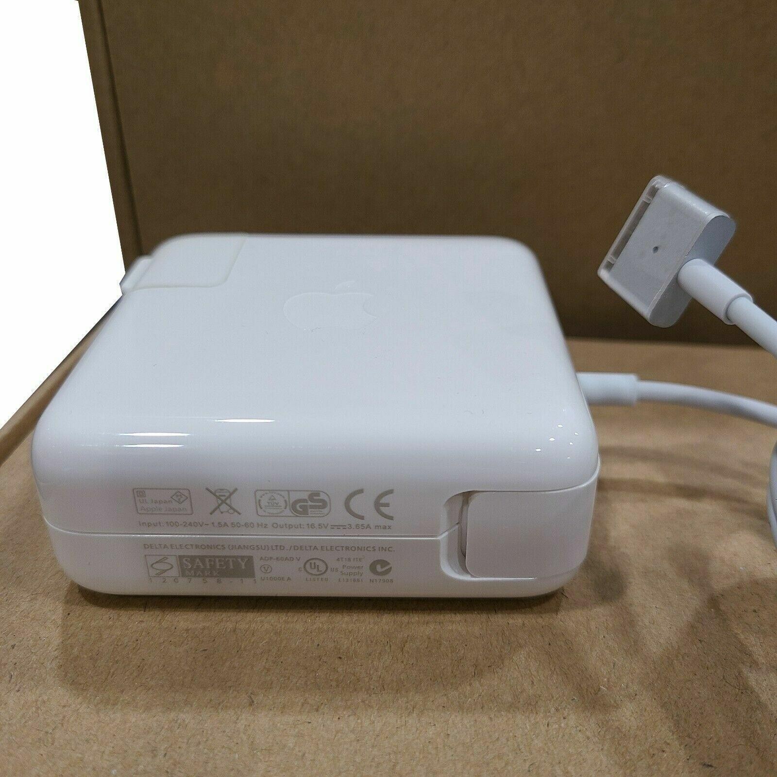 Genuine OEM 60W Magsafe 2 Adapter Charger For Apple Macbook Pro 13" A1435 A1502