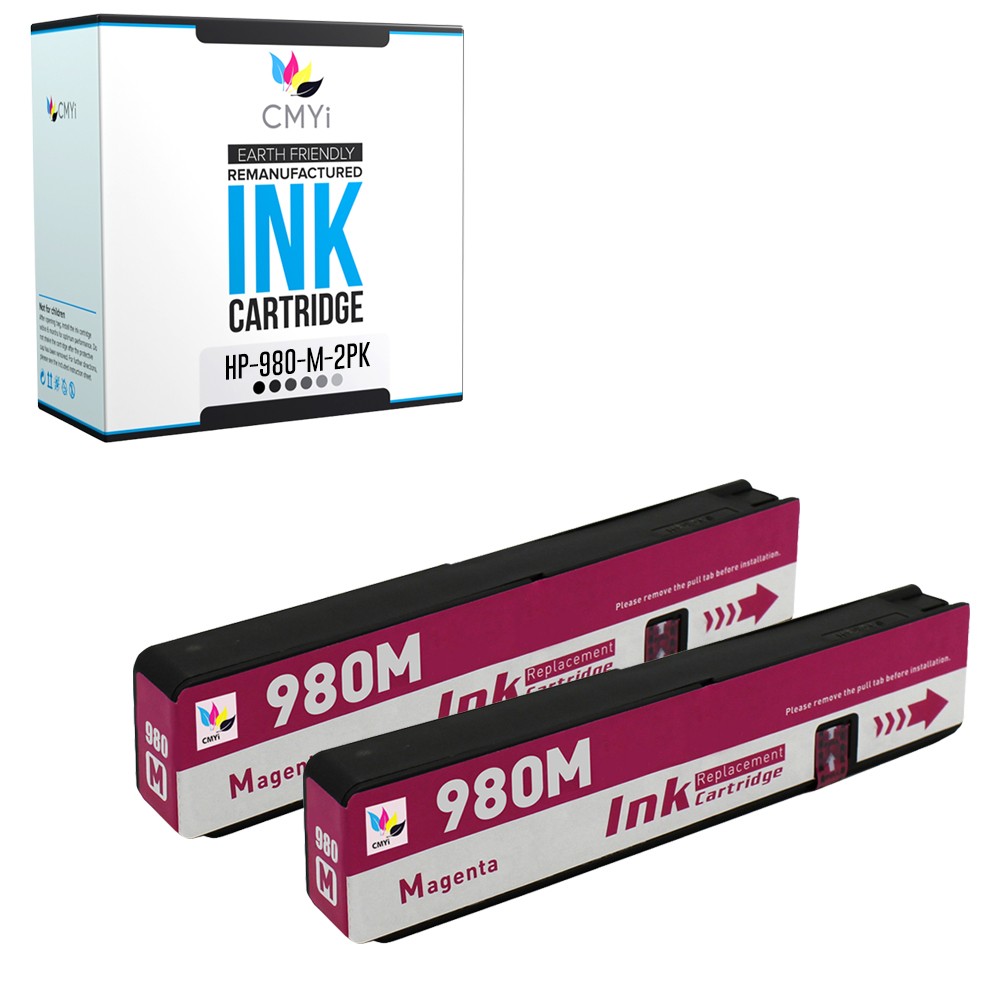 CMYi 2X Compatible 980 Magenta Ink for HP OfficeJet Enterprise Color X585f
