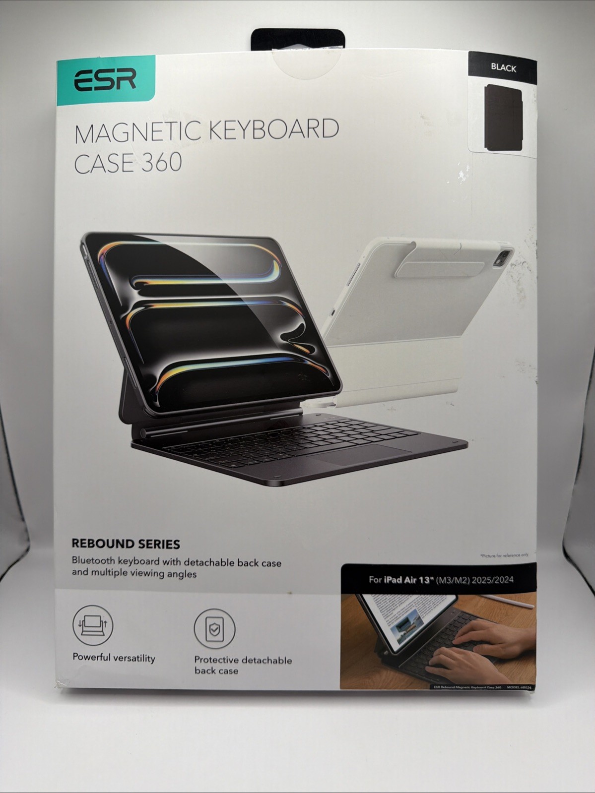 ESR Magnetic Keyboard Case 360 Rebound Series For iPad Air 13" (M3/M2) 2025/2024