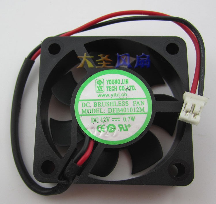 New For YOUNG LIN DFB401012L DFB401012M Double Ball 4010 Cooling Fan