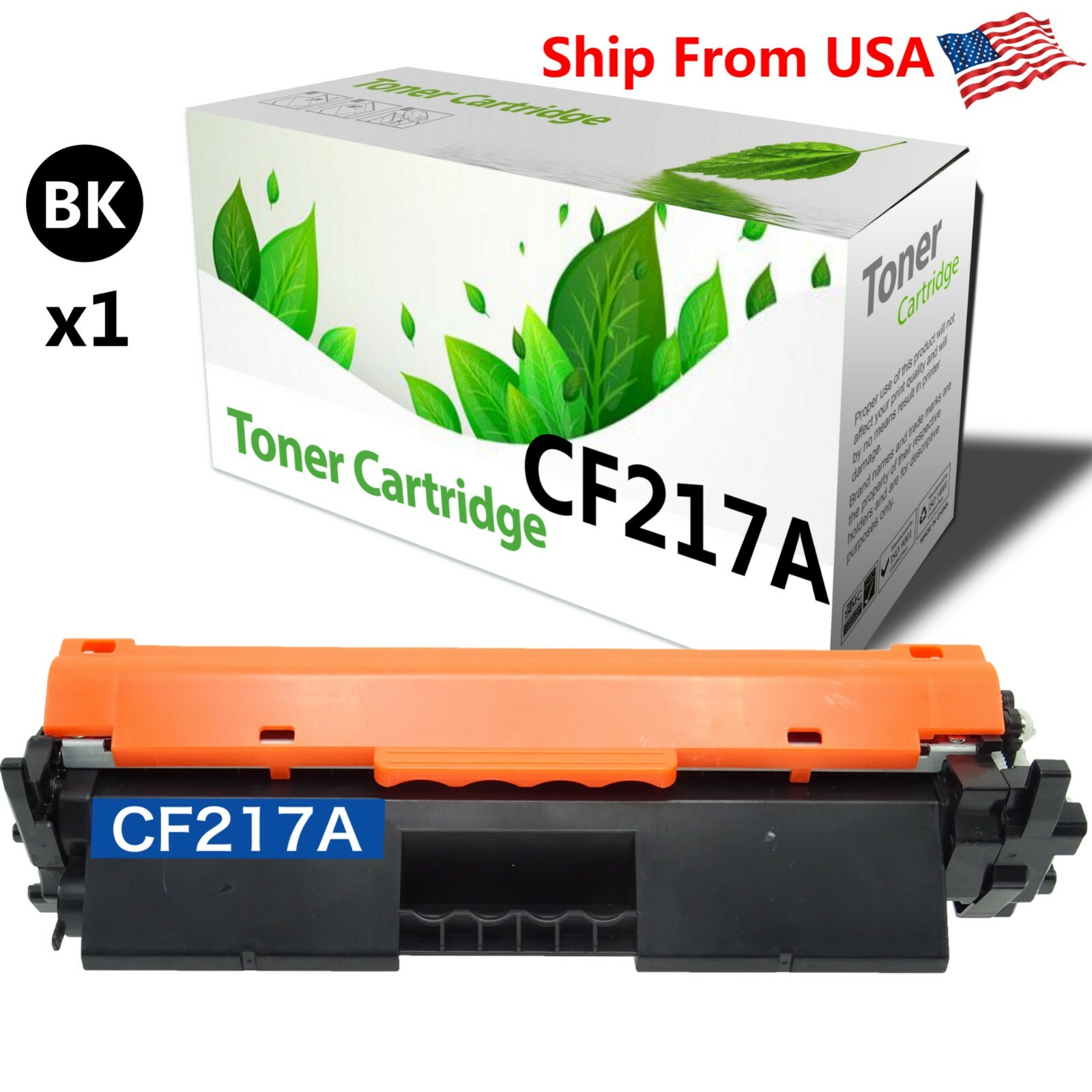 1-PacK CF217A 217A Toner Cartridge for Pro MFP 130nw Printer