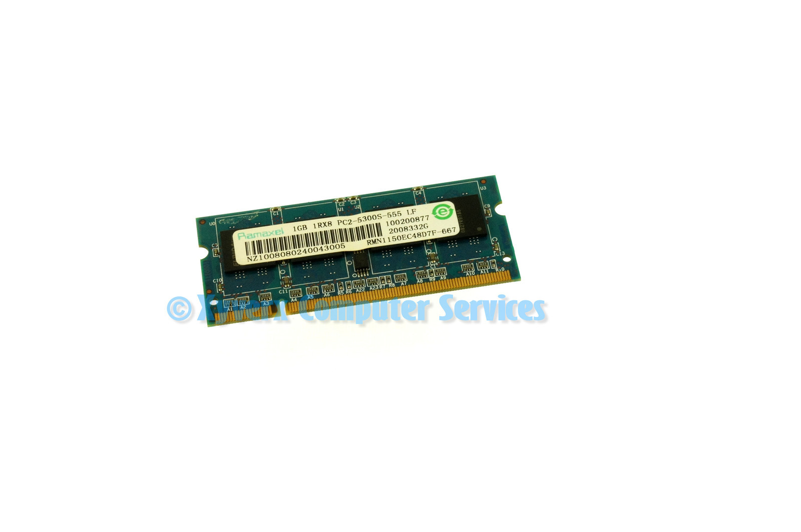 RMN1150EC48D7F-667 GENUINE RAMAXEL LAPTOP MEMORY 1GB PC2-5300S(CA69)