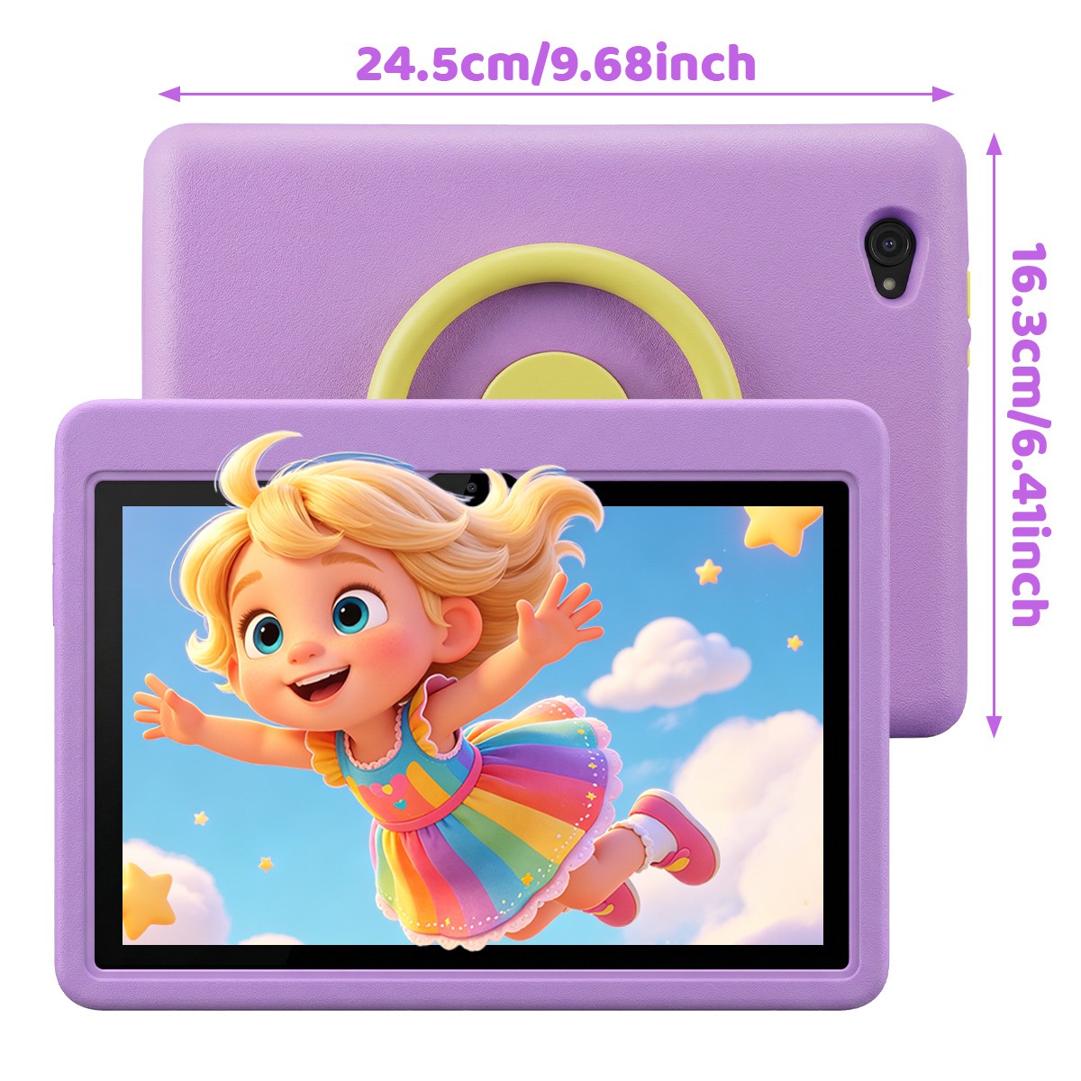 10 inch Tablet For Kids 3-12Y Learning Games Dual Camera 24G+128GB 6000mAh GMS