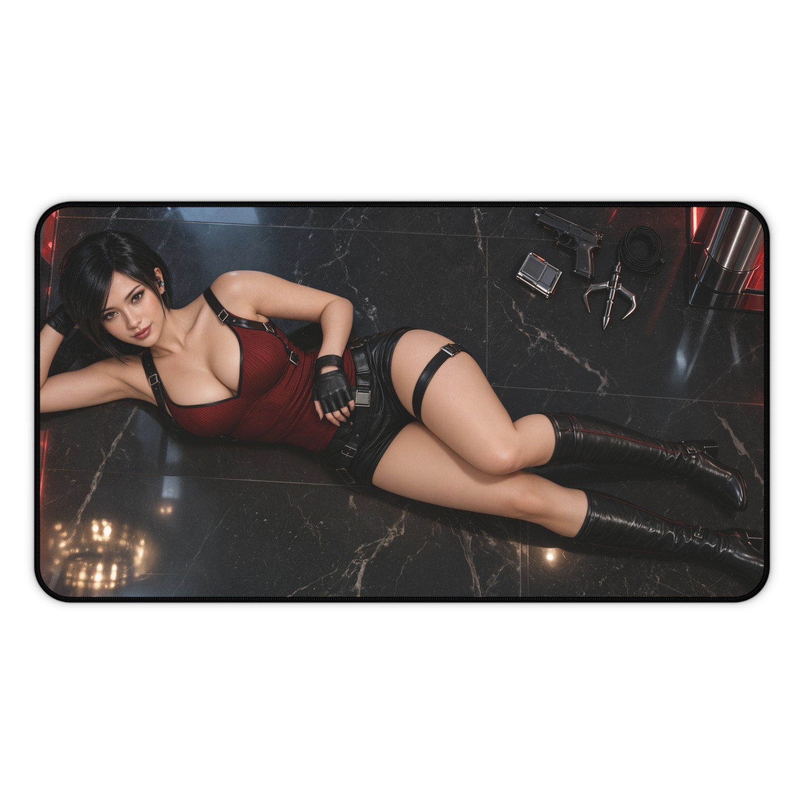 Ada Wong Gamer Desk Pad Large Mouse Pad Extended PC Keyboard Mat