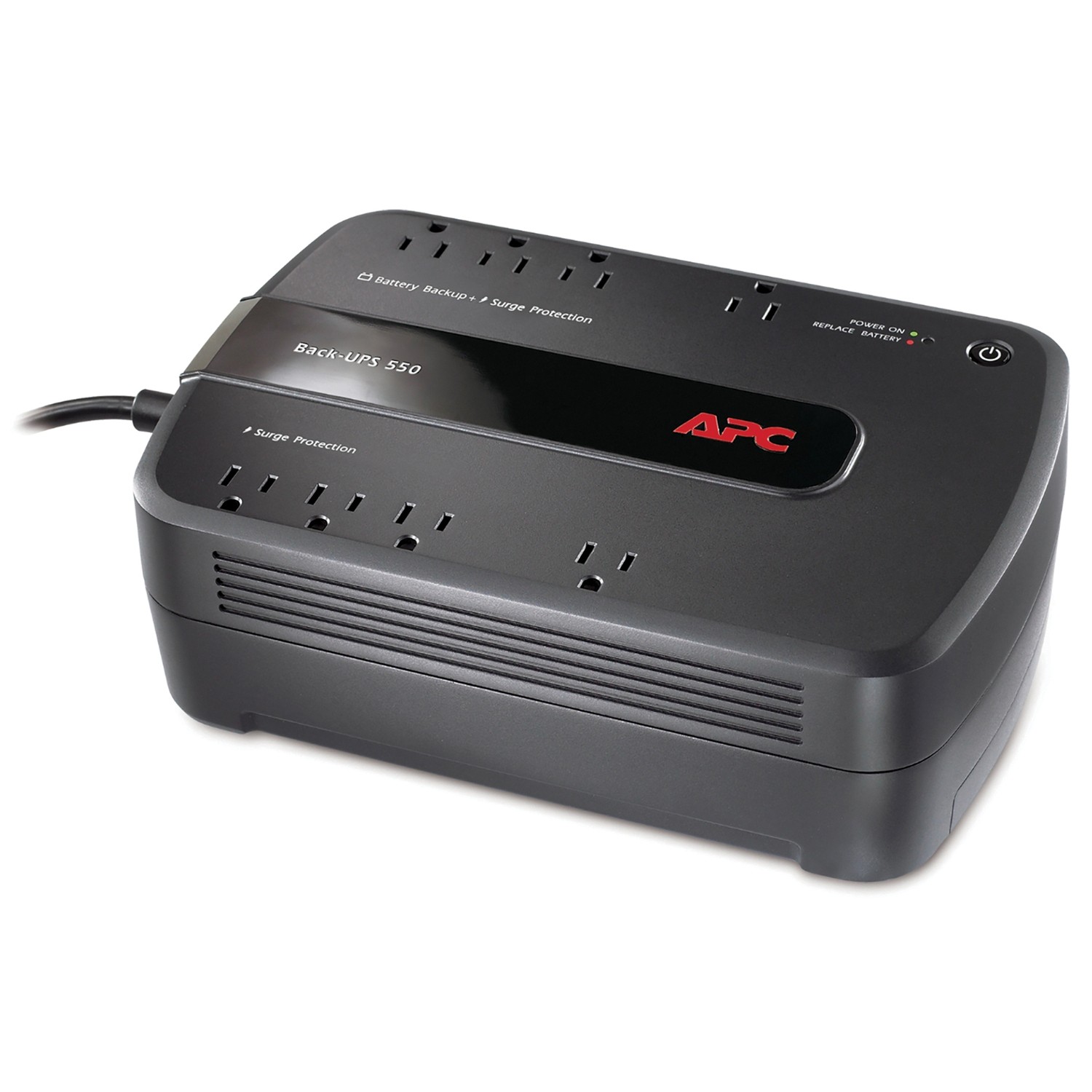 8-Outlet Data Line 550VA/330W PC Gaming Networking Back-UPS 340J BE550G