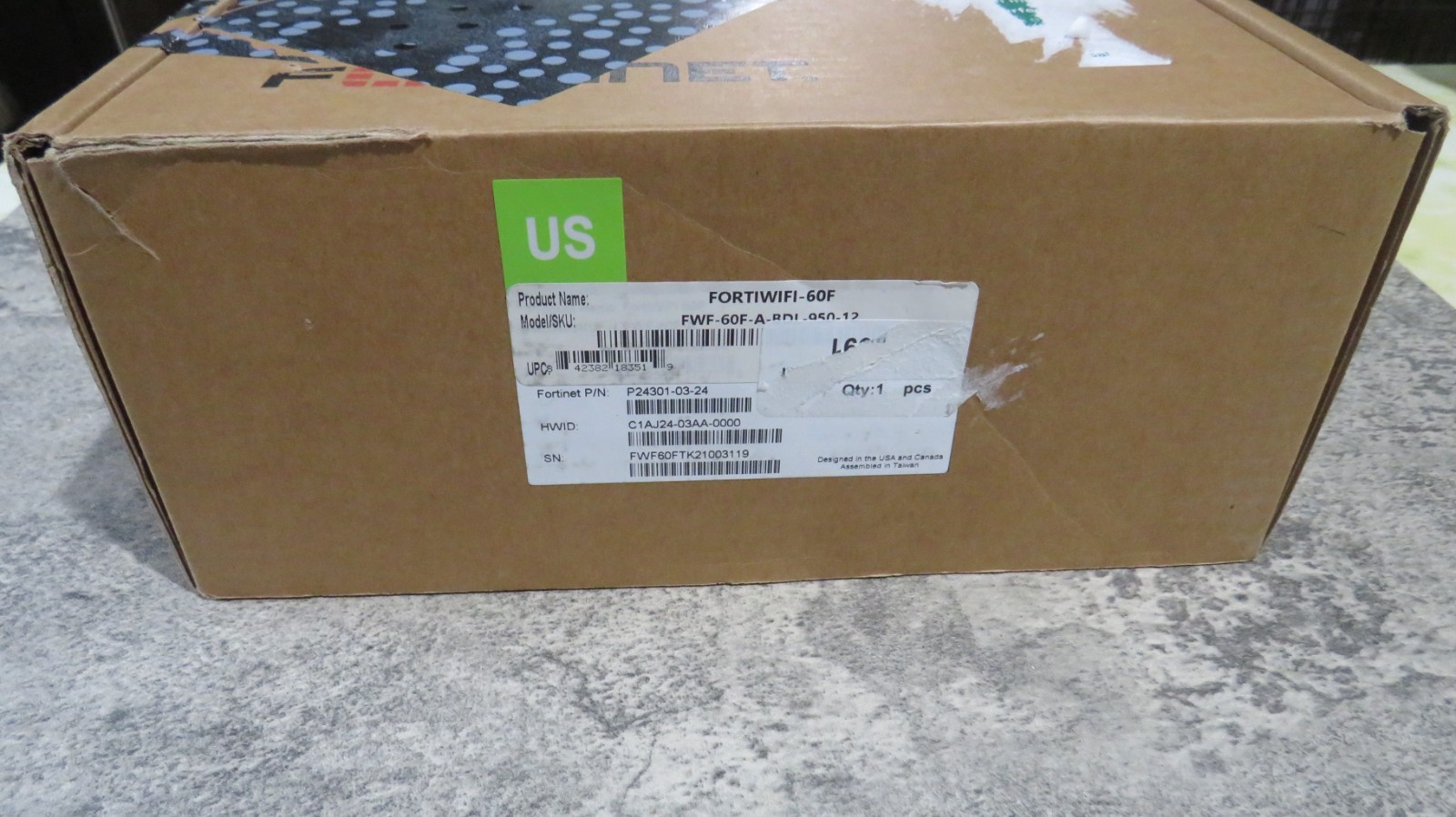 Fortinet FortiWiFi FWF-60F Wireless Network Switch