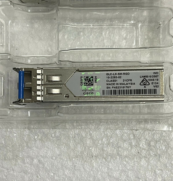 Cisco GLC-LX-SM-RGD 1000Base-LX SMF 1310nm 10KM SFP Transceiver Module10-2293-01