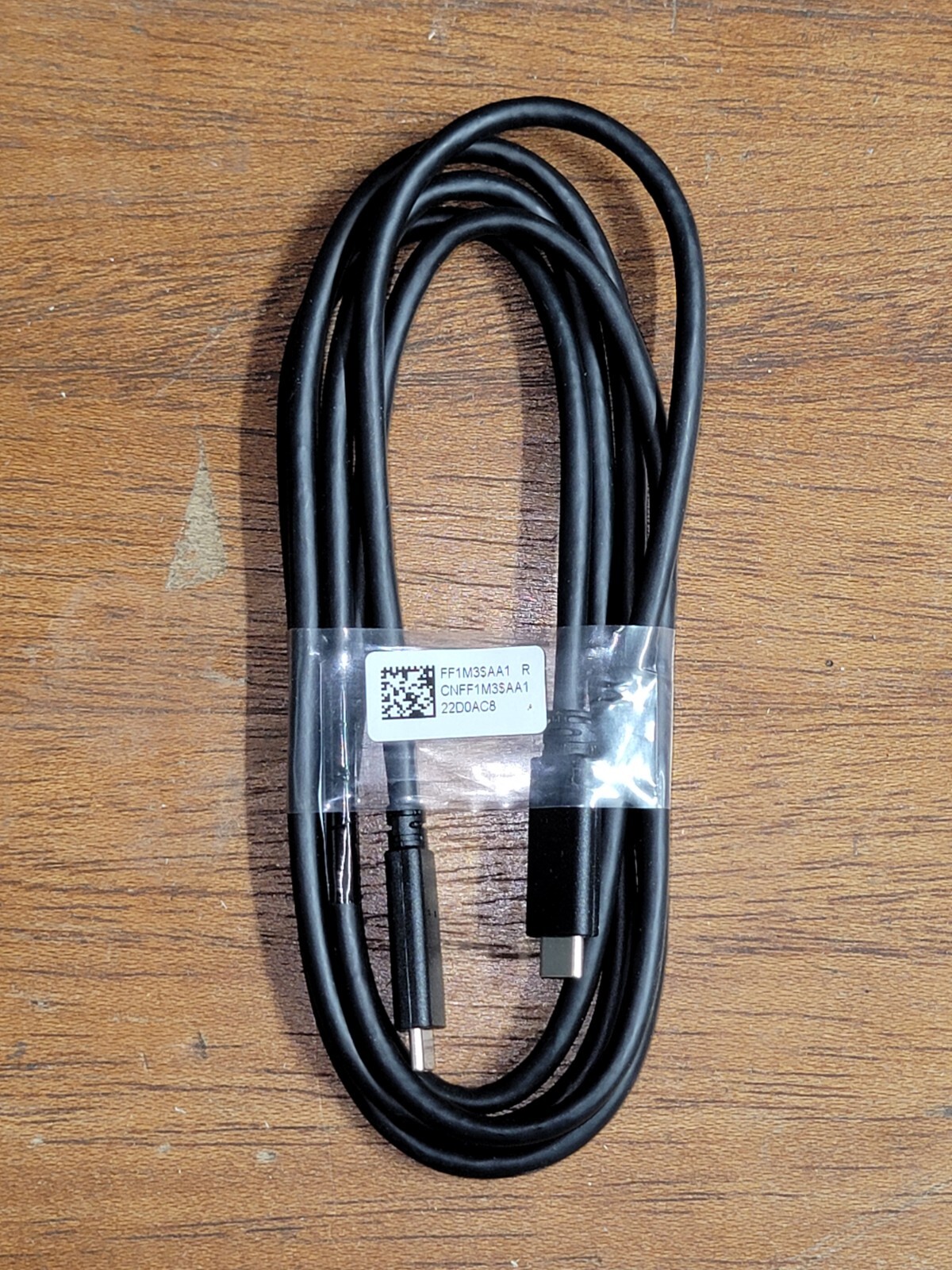 Dell FF1M3 USB 3.2 Type C Charger Cable / 4K Display 100W 5A 1.8m / 5.9 feet