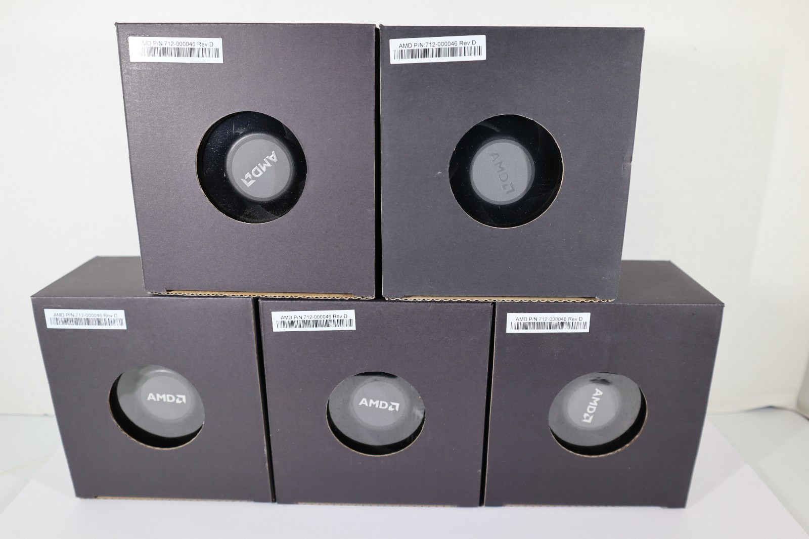 [NEW Open Box] LOT of FIVE(5) AMD Wraith Stealth Ryzen P/N 712-000046 Rev.D